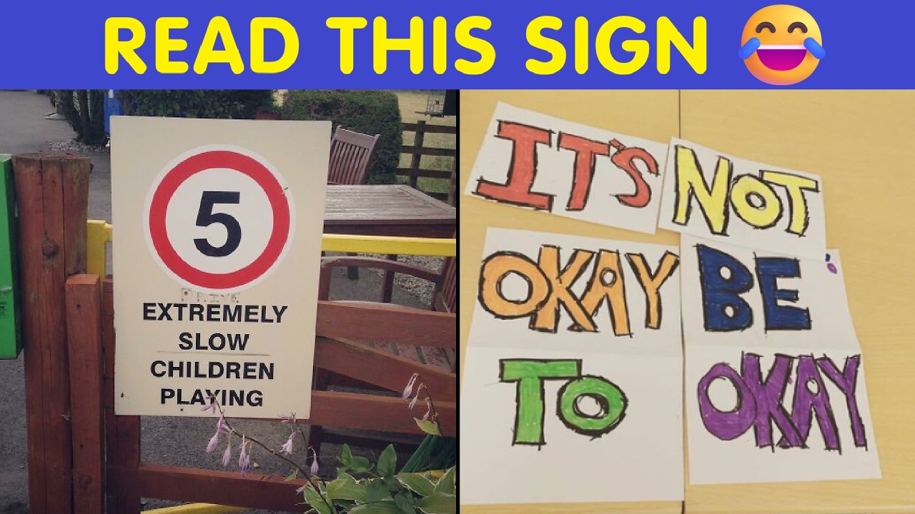 Signs That Went Horribly Wrong&hellip; But Became Comedy Gold 😂