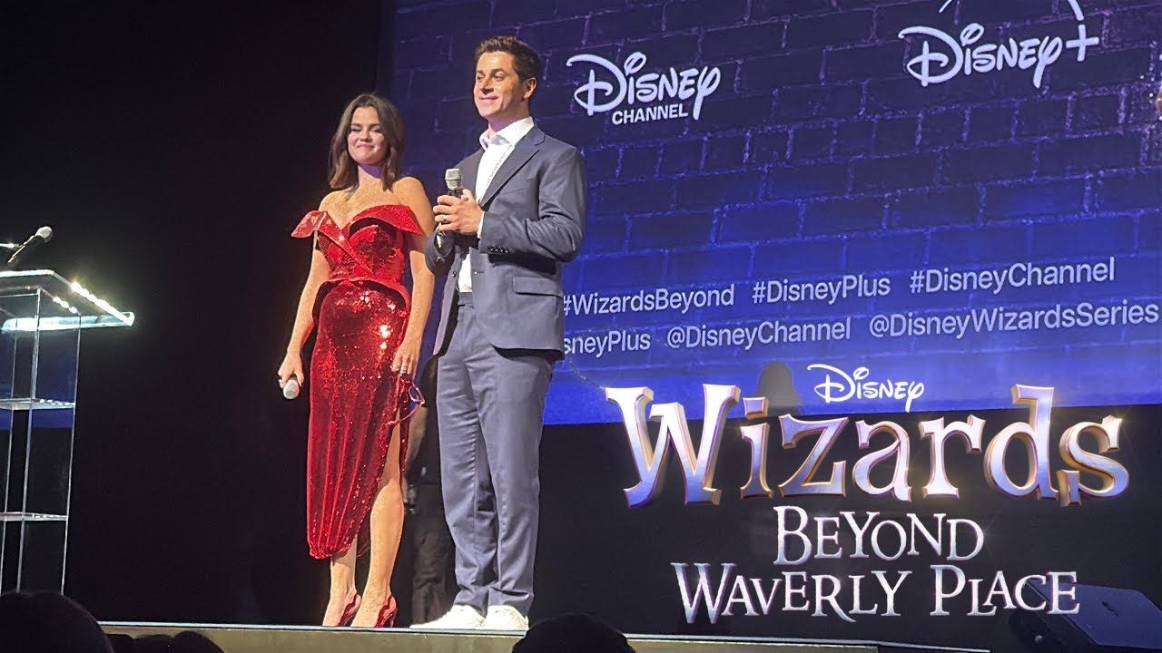 Selena Gomez, David Henrie, and Ayo Davis Introduce the Premiere of Wizards Beyond Waverly Place.