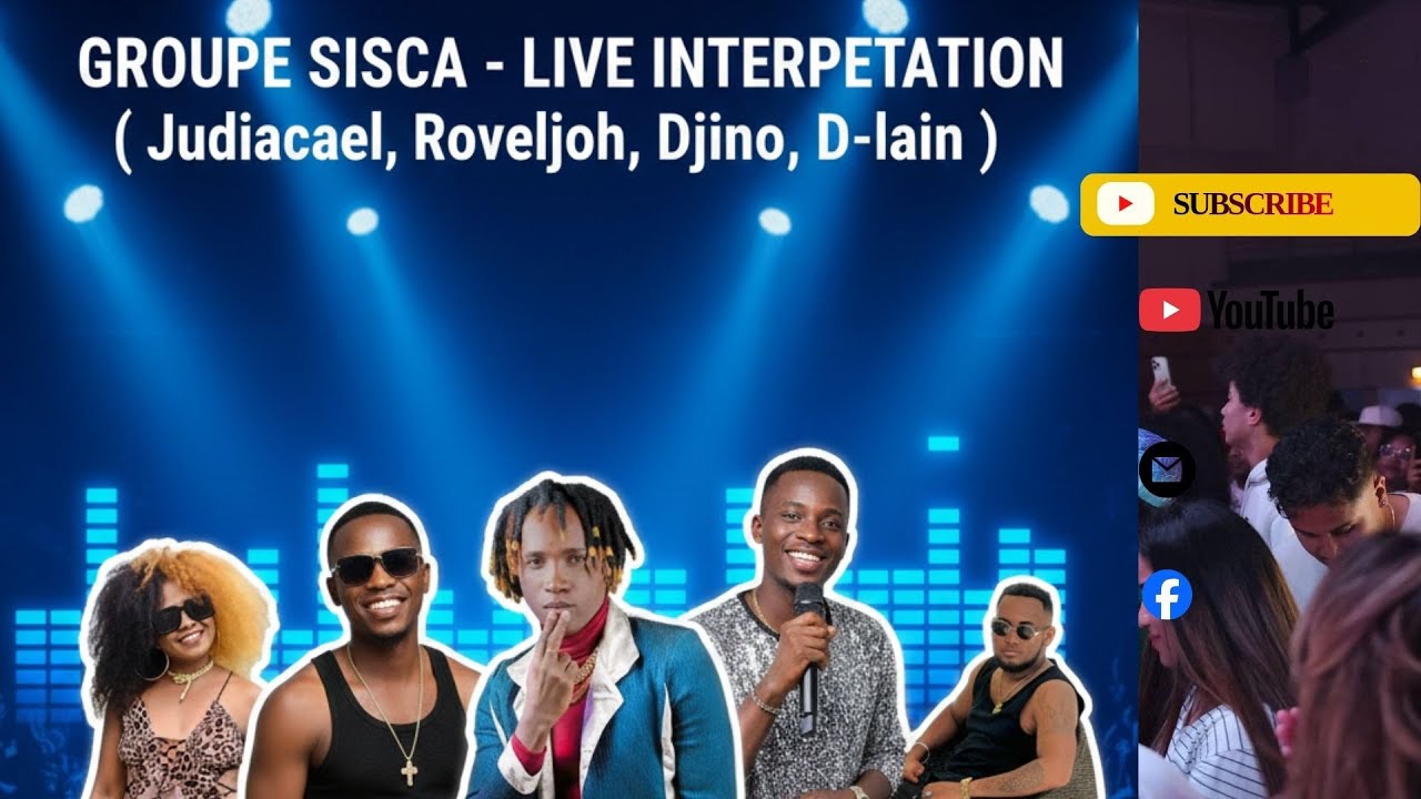 GROUPE SISCA - Live Interprétation ( Judicaël, Roveljoh, D-lain, Kaka be Djino )  |  MALAZA 2025