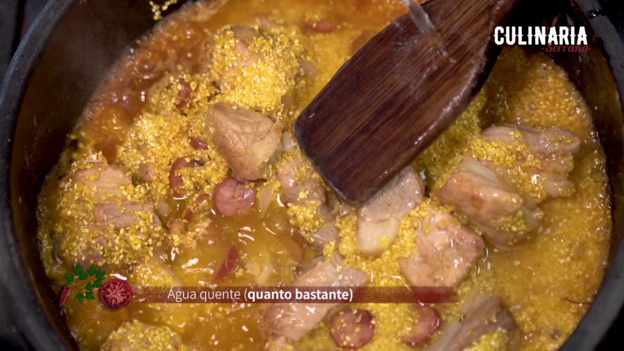Aprenda a fazer Quirera com carne de porco