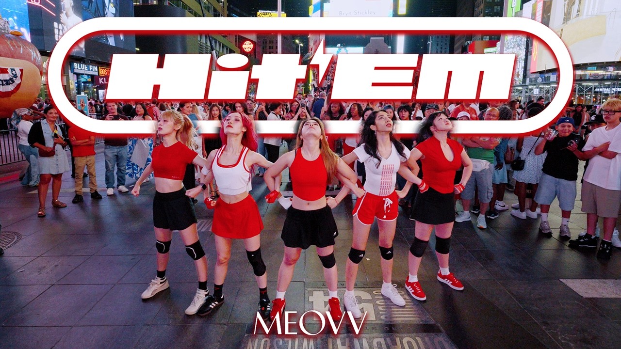 [KPOP IN PUBLIC NYC | TIMES SQUARE | ONE TAKE] MEOVV(미야오) - &lsquo;Hit &lsquo;Em&rsquo; | Dance Cover by GRL1S
