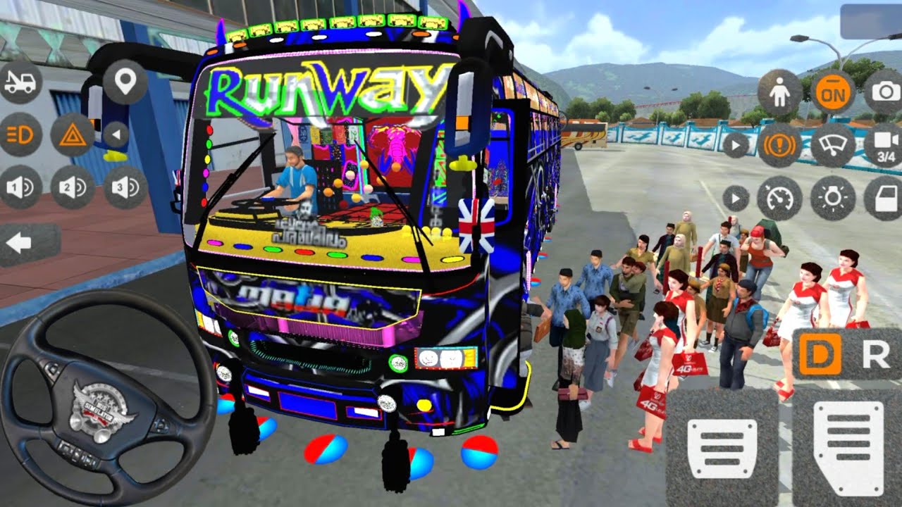 💥 Bus Simulator Indonesia New Map Mod Best Android Gameplay Video 