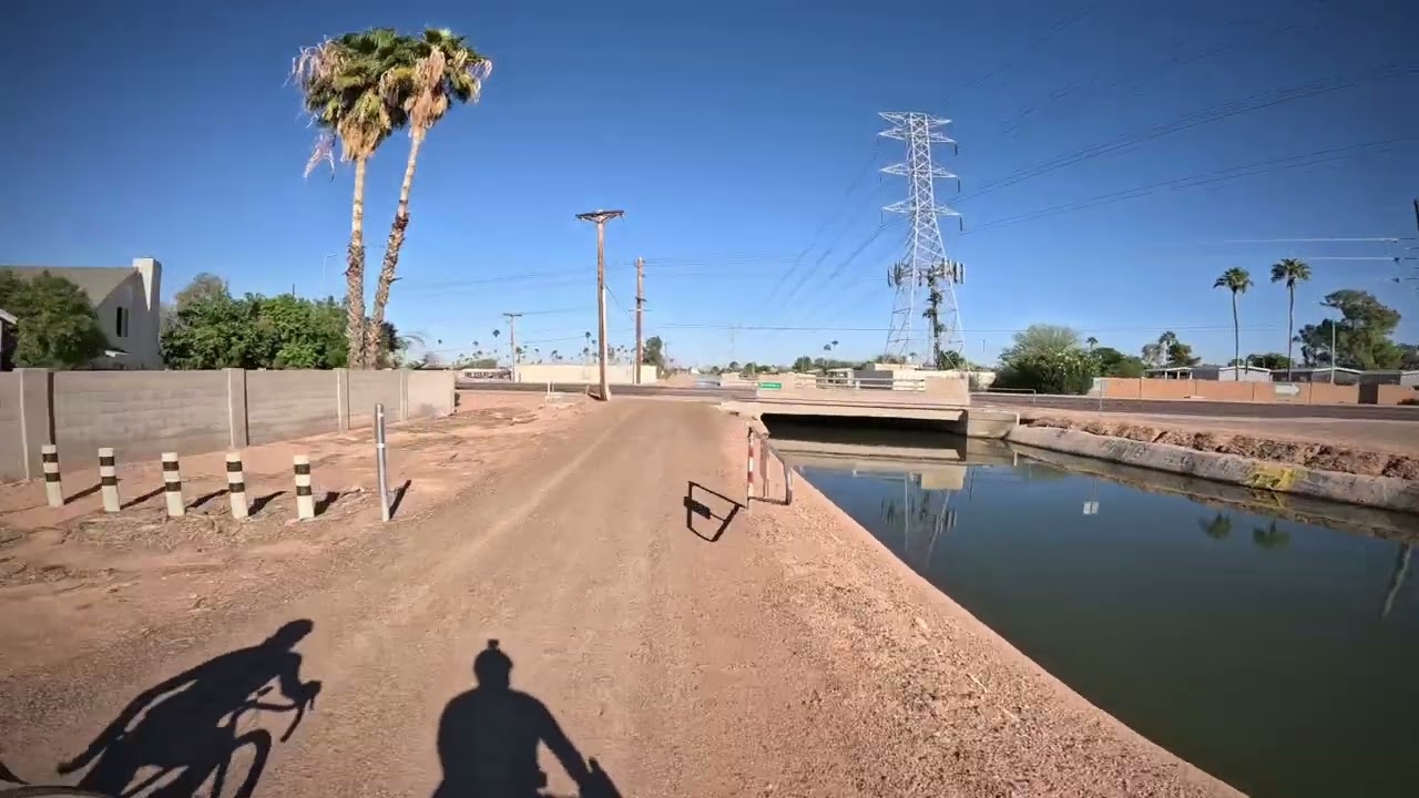Gravel Riding the Canals In Gilbert, AZ