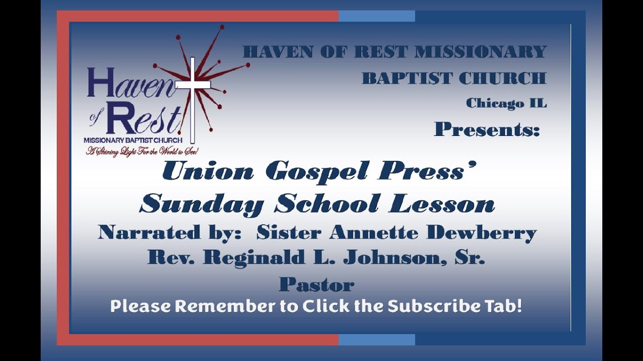 Урок воскресной школы (26 октября 2025 г.) &laquo;Бог видит самаритянку&raquo;