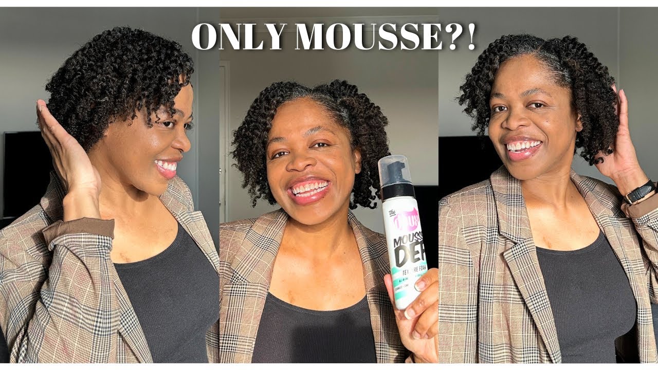I Tried ONLY Mousse on My 4C Hair… Here’s the Result