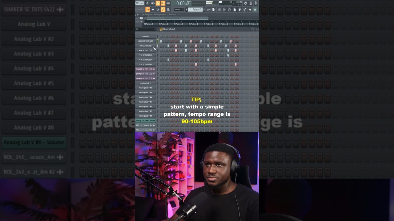 Wizkid Afrobeat drum pattern in fl studio - 2023 tutorial
