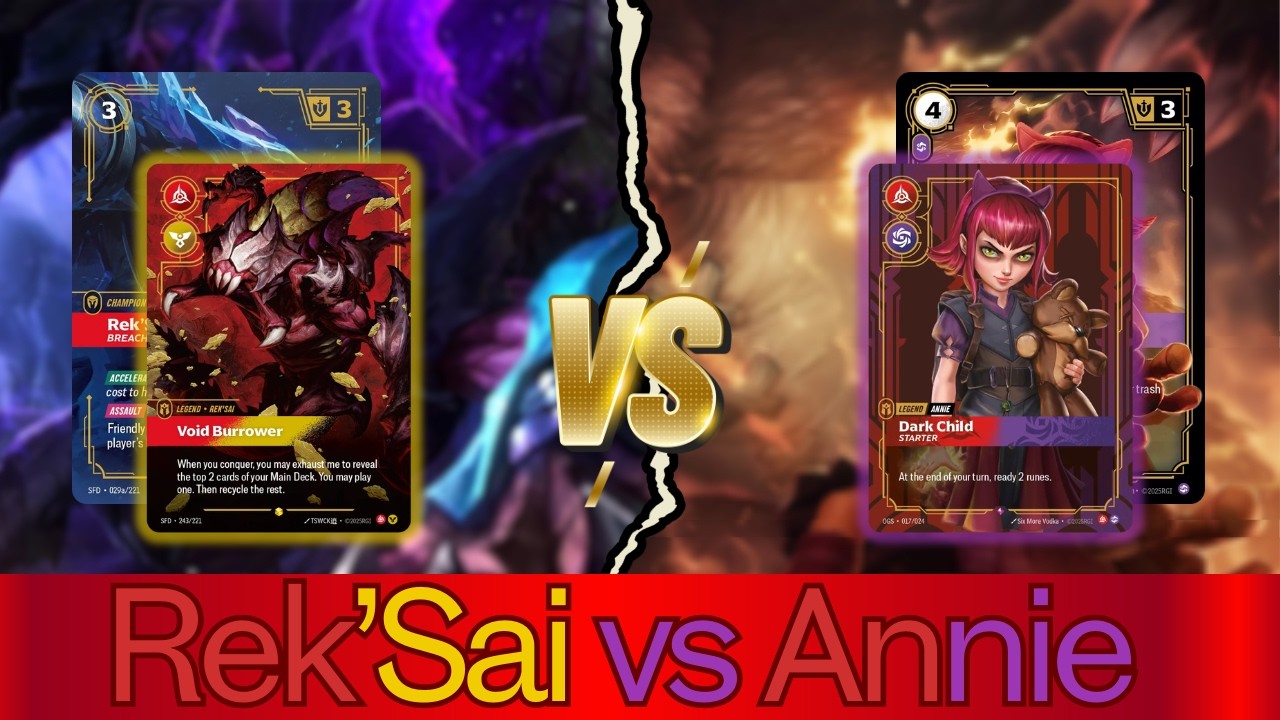 MIRACLE OR MIDRANGE?! Rek'Sai vs Annie | Riftbound Lille Training Arc