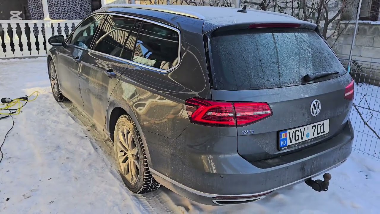  Cold start -12C Pornire la rece Passat GTE la -12C + informatii utile✌️