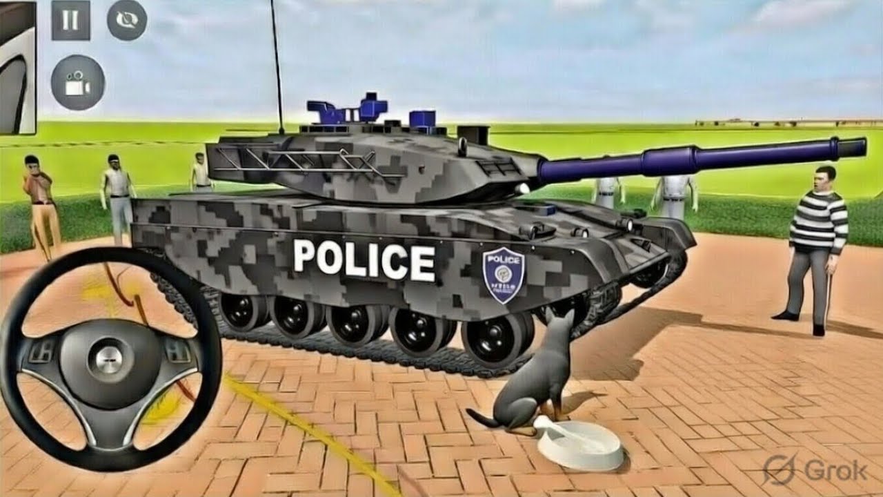 🤑Indian Thift Auto Simulator🔥Indian Showroom Purchase😯Modified Luxury nhi Police tank🤨Androidgaming