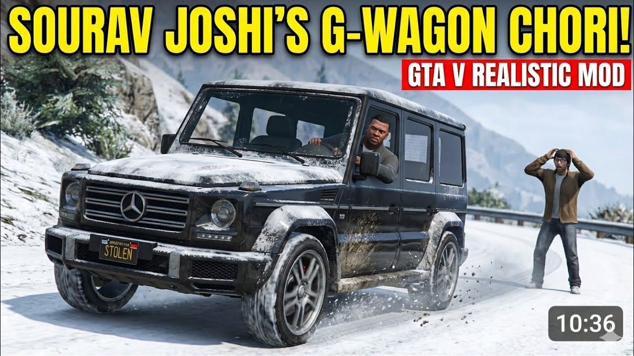GTA V SOURAV JOSHI KI CAR CHORI 😱
