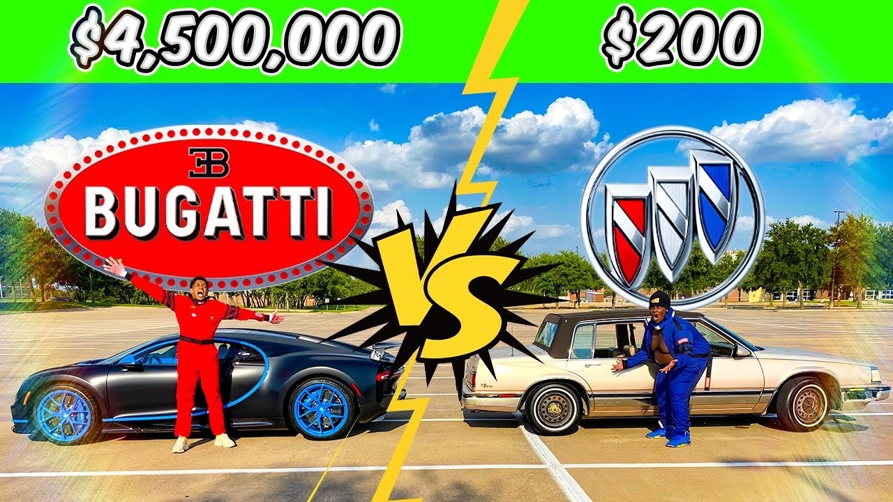 $400 CAR VS $4,500,000 CAR!!! **SHOCKING**