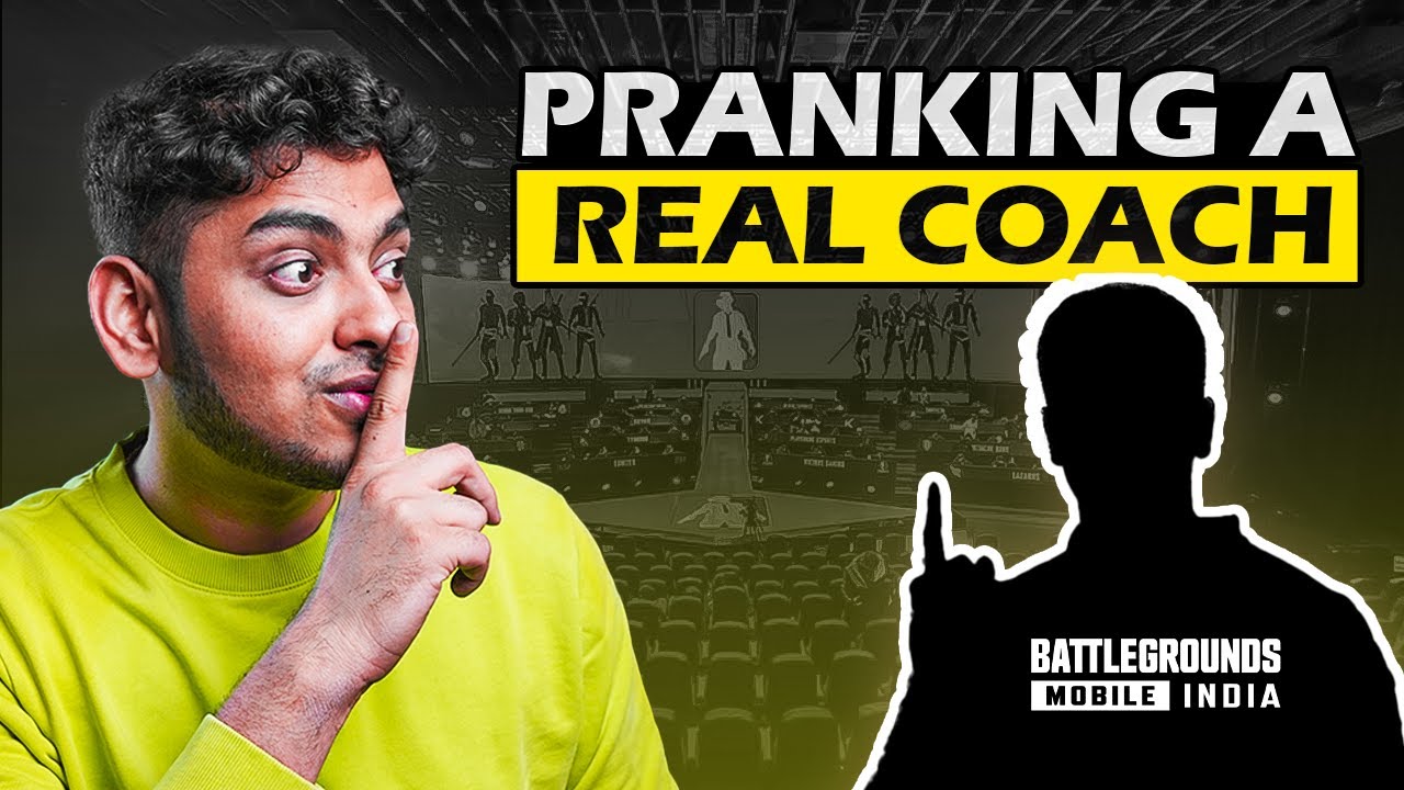 I Hired PRO BGMI COACH & Pretended to be a Noob || Prank