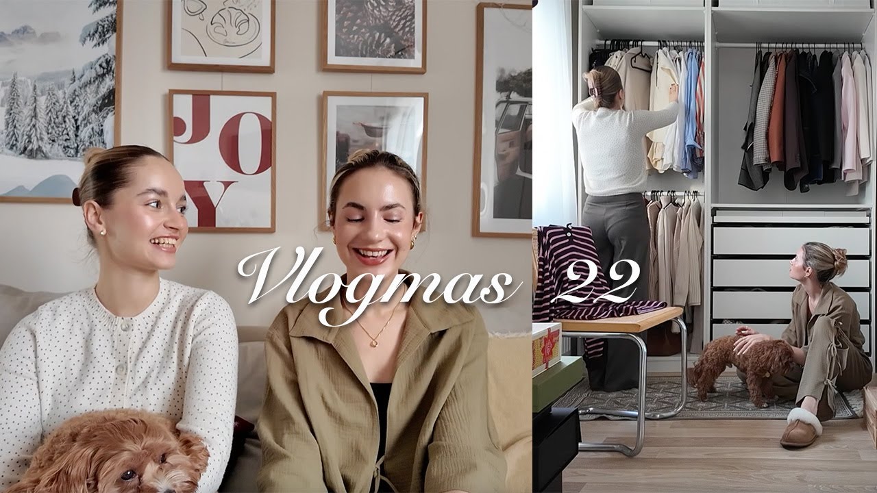 VLOGMAS 22: elcseréltük a ruháinkat egy hétre Zórával