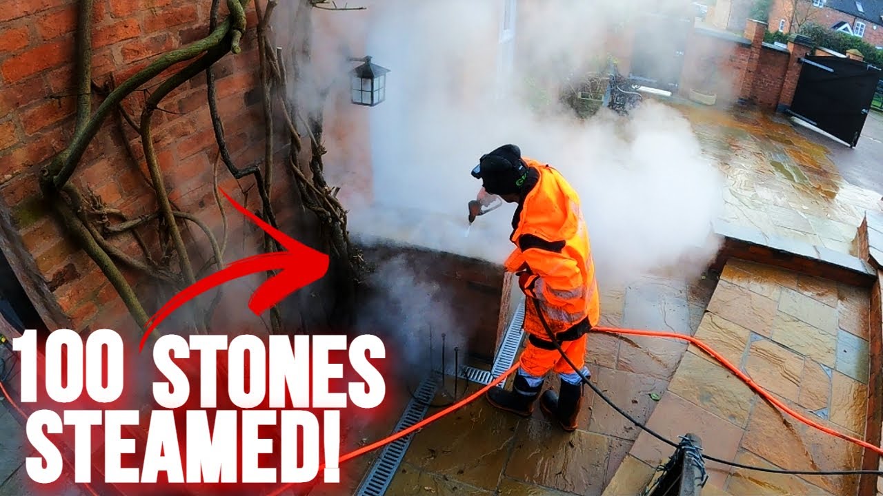 INDIAN SANDSTONE RESTORATION! First Power Wash of the Year!