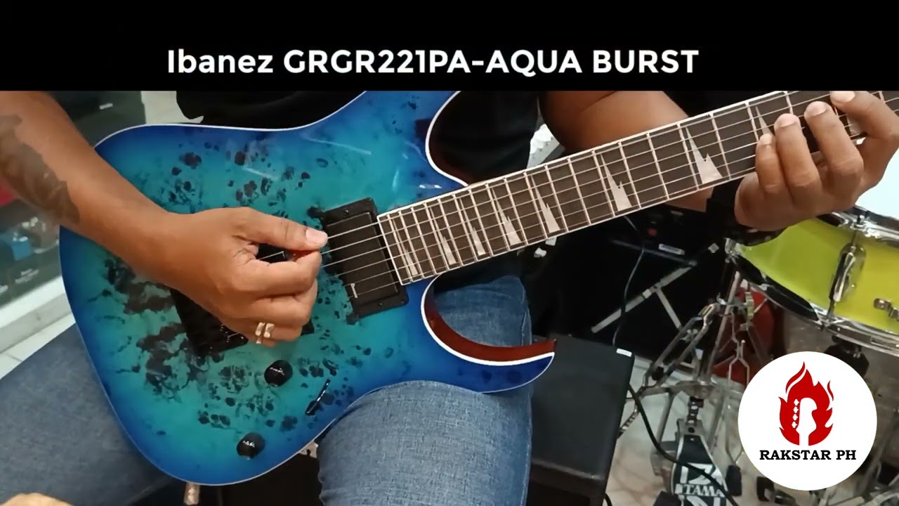 Ibanez GRGR221PA-AQB raw test
