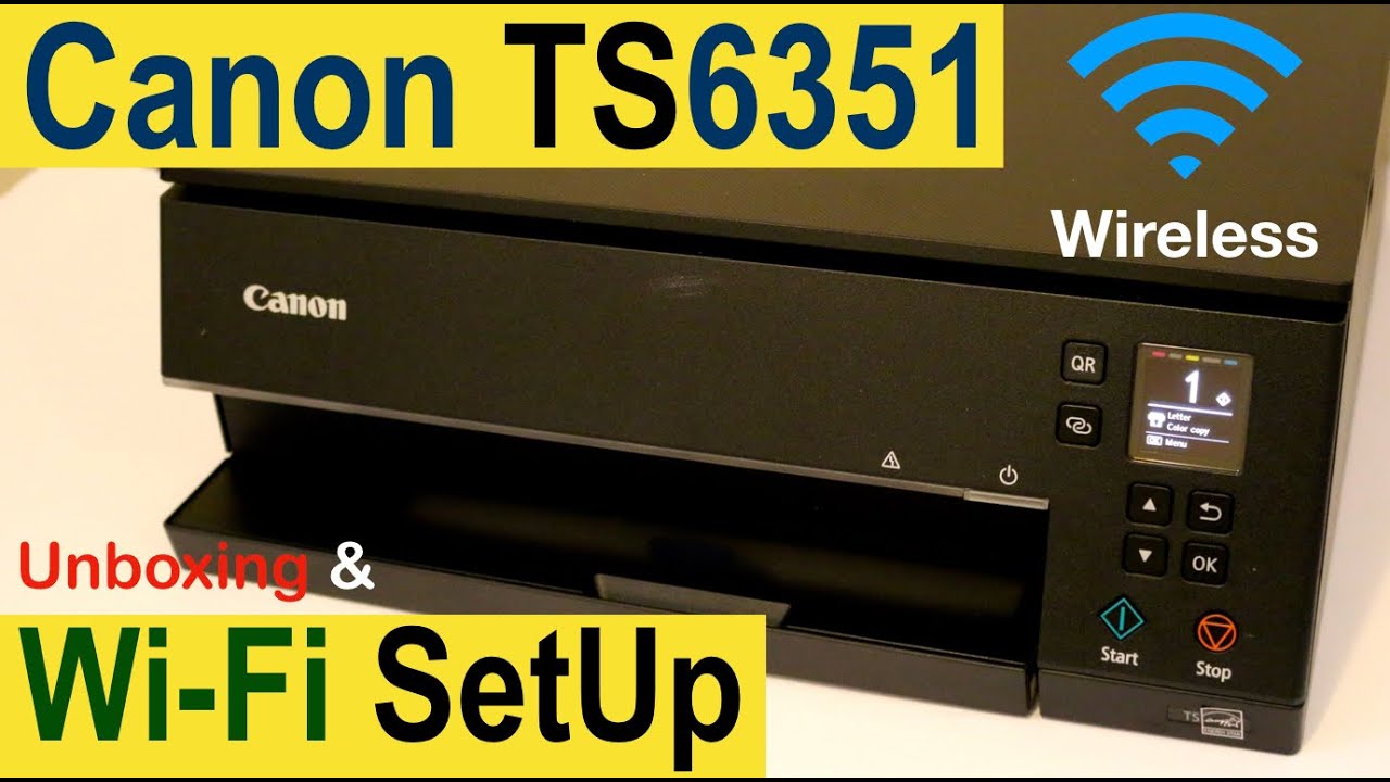 Canon Pixma TS6351 SetUp, Unboxing, Wi-Fi Setup, Wireless Scanning, Wireless Printing !!