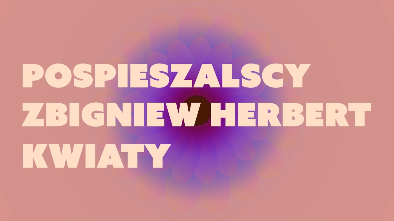 Pospieszalscy - Kwiaty (Official Lyric Video)