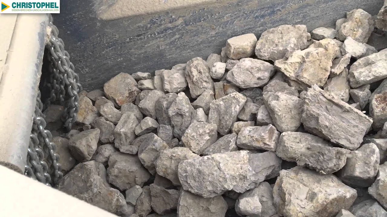 Powerscreen Warrior 1400 & RubbleMaster RM 100GO! - Kalksteinaufbereitung