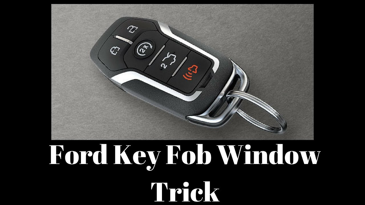 Ford Key Fob Window Trick (Global Windows)