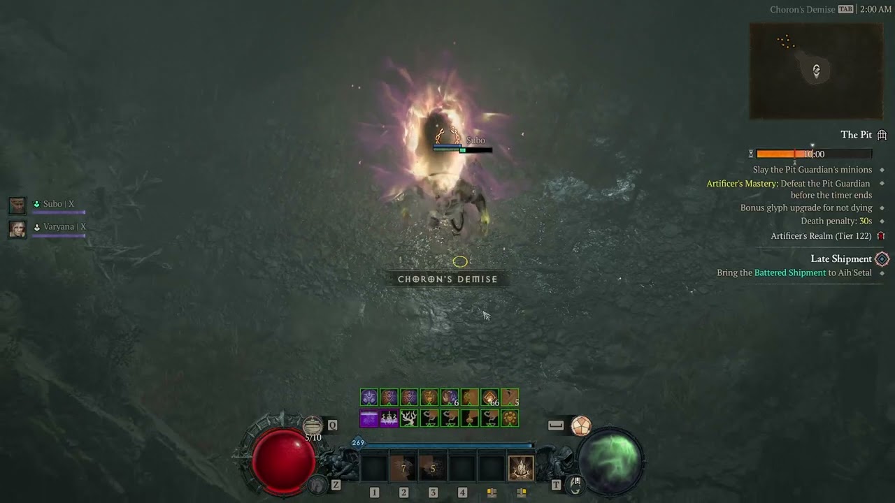 Earth Spike Druid Pit 122 in 13:47 - Diablo 4 Season 10