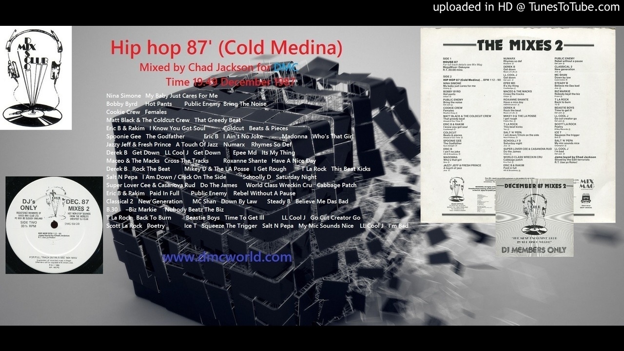 Hip Hop '87 (DMC mix by Chad Jackson December 1987)