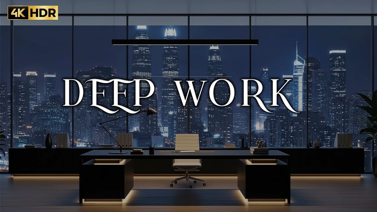 𝐃𝐞𝐞𝐩 𝐖𝐨𝐫𝐤 𝐌𝐮𝐬𝐢𝐜 - High-End Deep Saxophone Music for Relaxed Focus and Efficiency | 4K Deep Saxophone