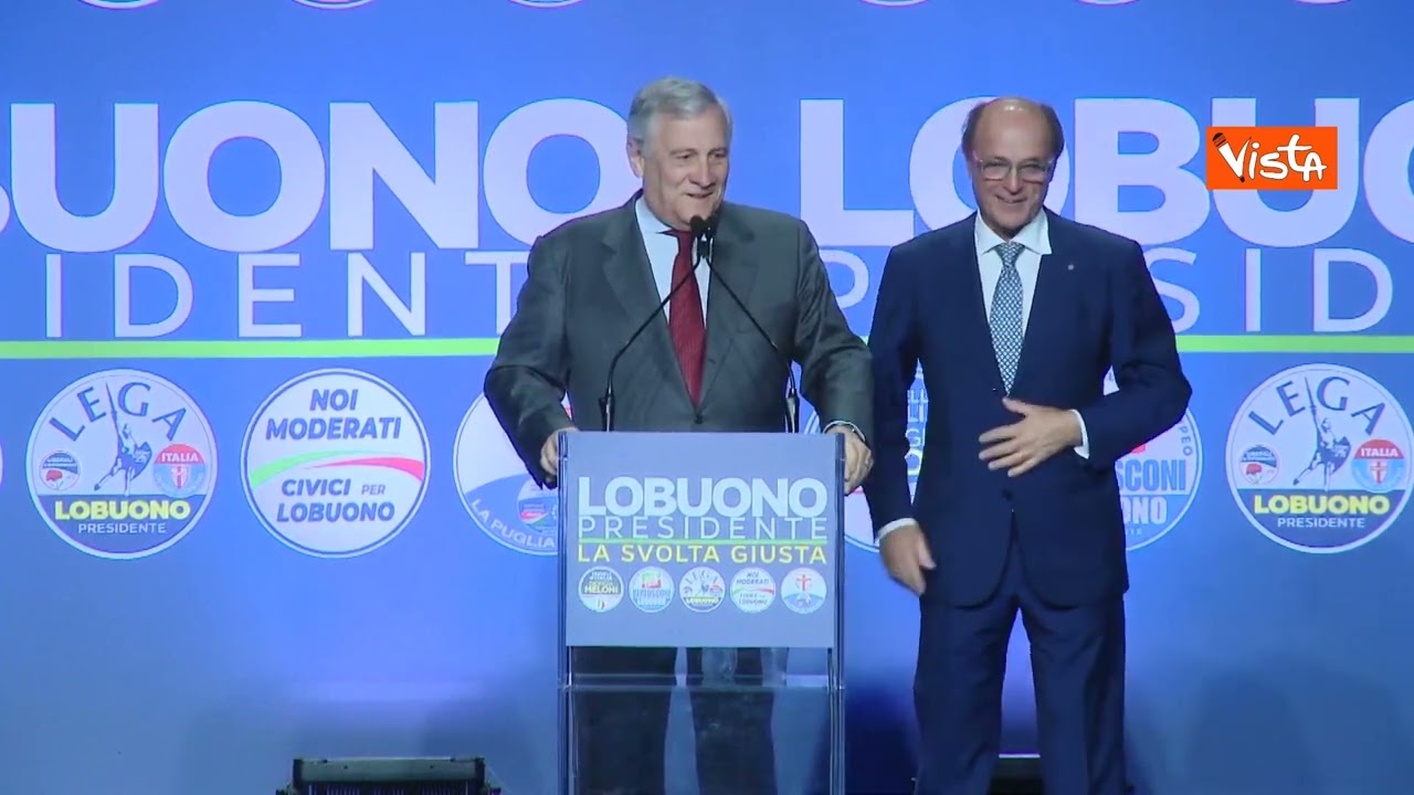 Lapsus di Tajani a Bari: "Avremmo riempito stadio San Paolo. Ah, giusto, il San Nicola"