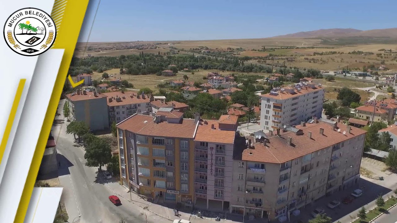 Mucur ilçesi havadan görünüm