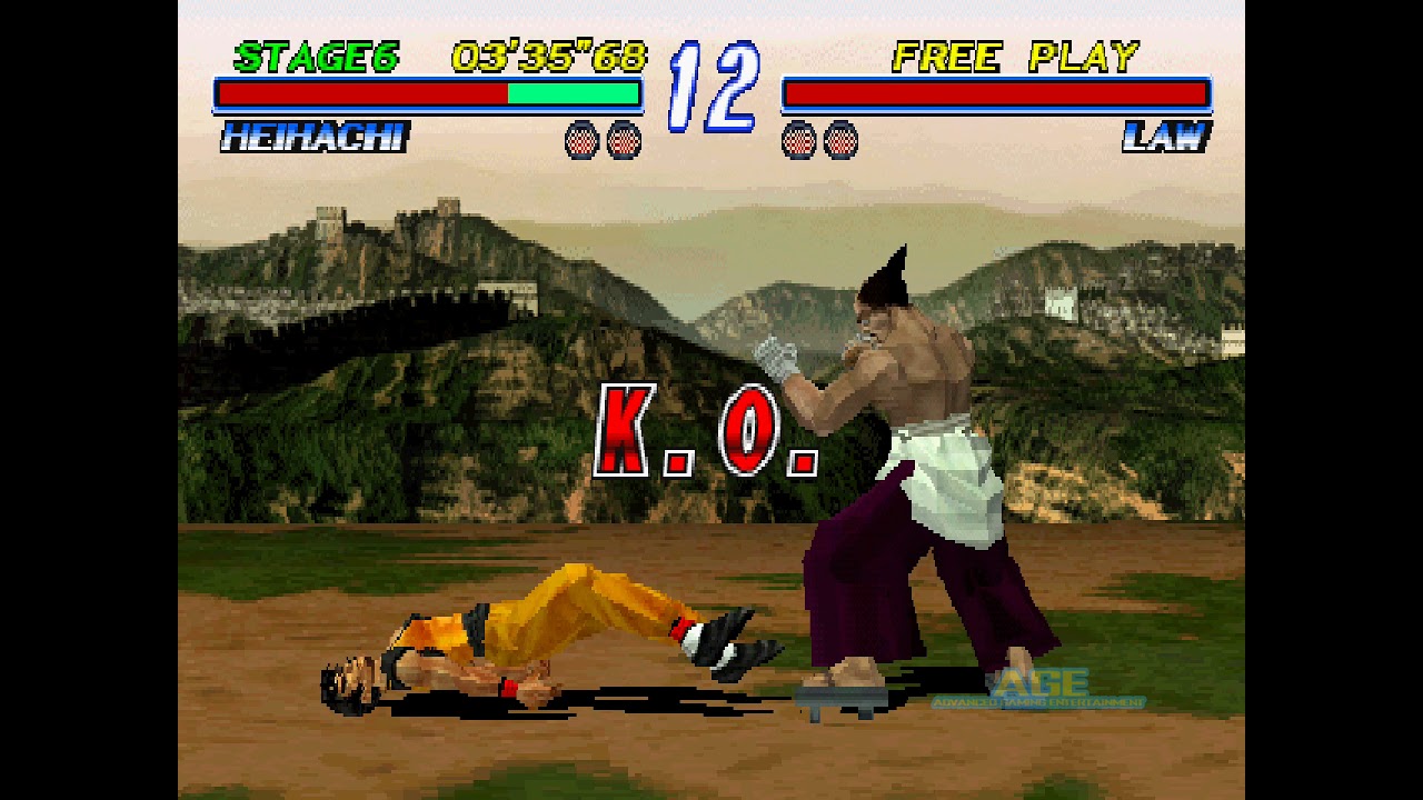 Tekken 2 (PSX) Longplay — прохождение Heihachi