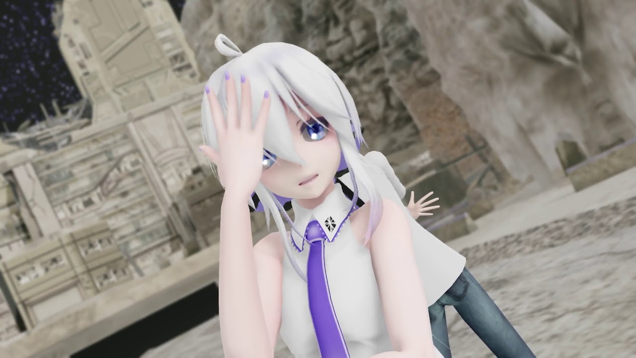 【MMD】弱音ハクと本音デルで『アンノウン・マザーグース』