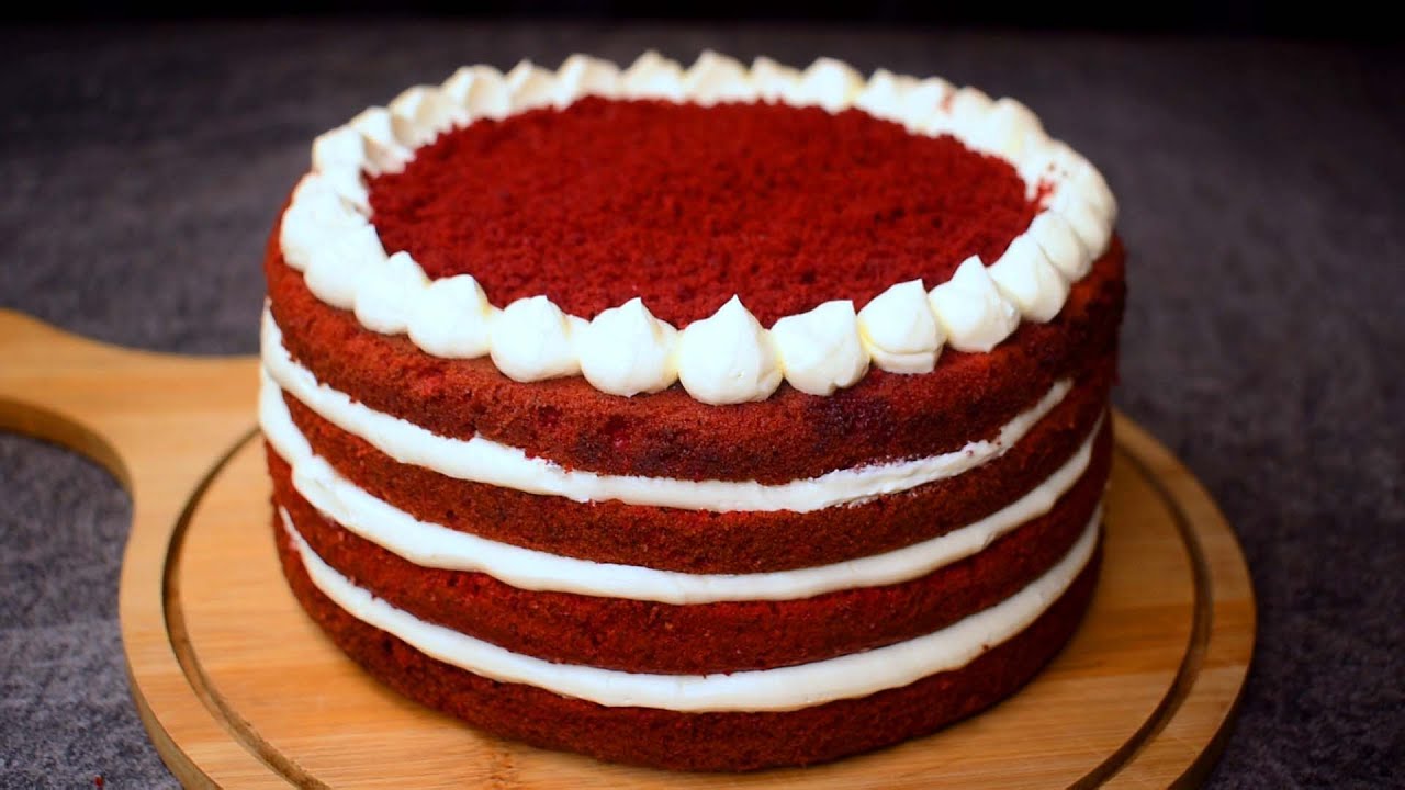 Red Velvet Cake With Frosting | Make Red Velvet Cake Like Pro