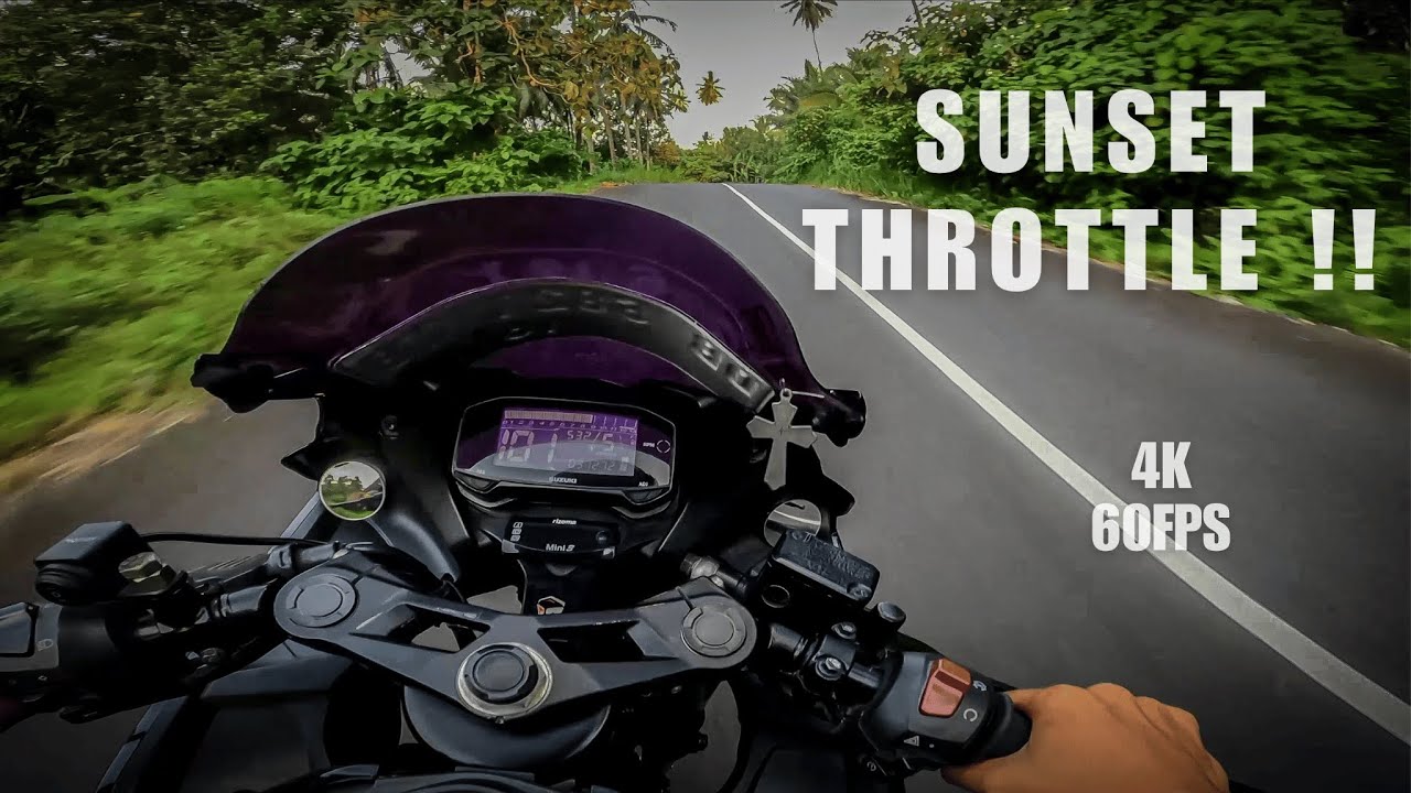 POV GOLDEN HOUR RIDE !! The Pure Sound of Suzuki GSX R150 | Free Roam Motovlog Ride | 4K 60FPS