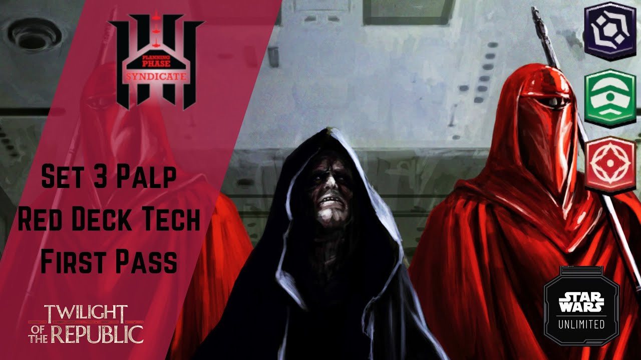 Star Wars Unlimited Deck Tech: Set 3 Emperor Palpatine Aggression