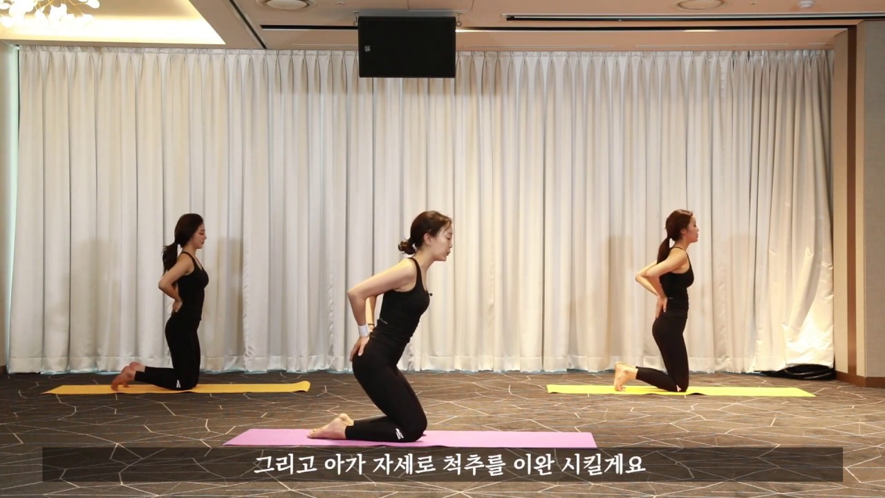 상체를 유연하게 만들어 주는 낙타자세(feat.아메리카요가 일산점)
