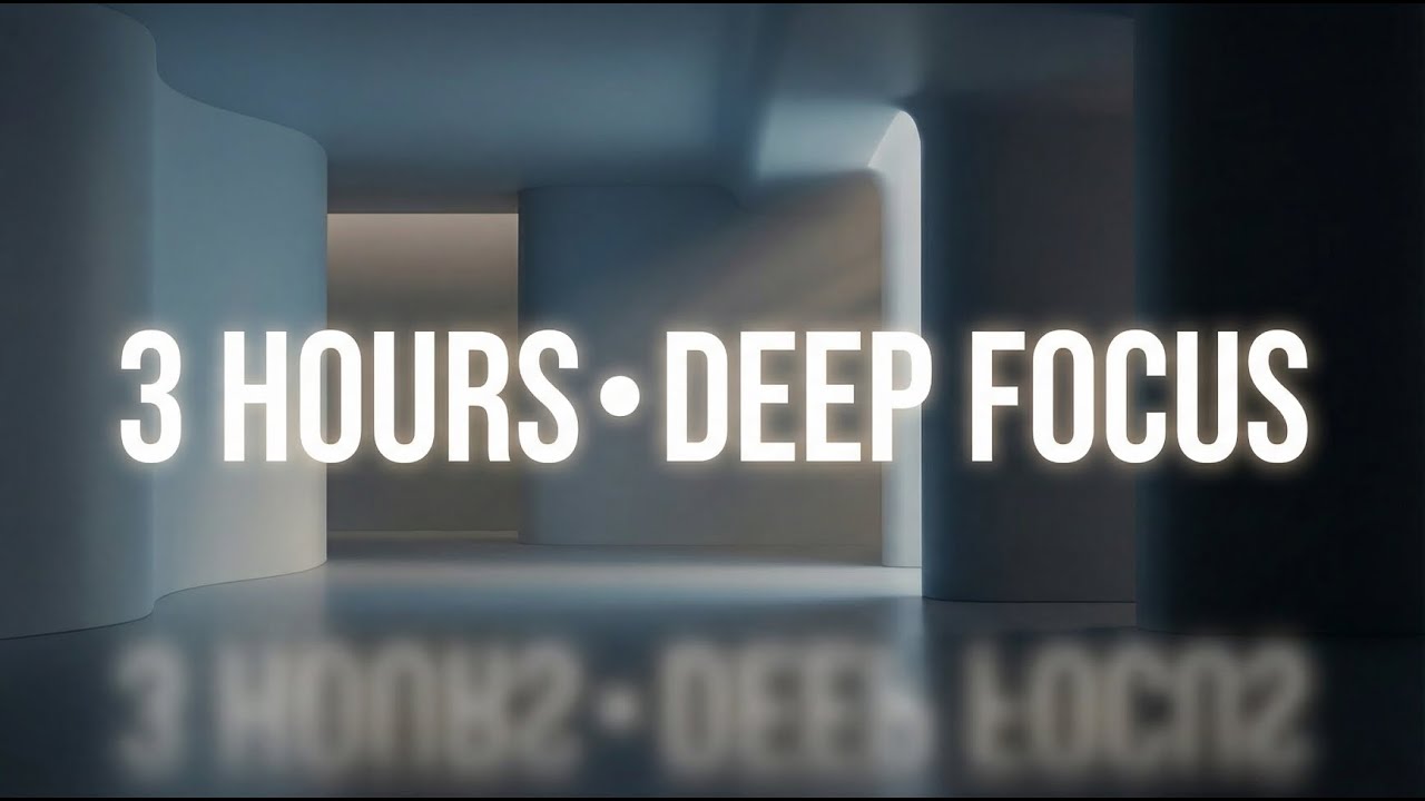 3 HOURS DEEP FOCUS and Music for Study | Cinematic AI Instrumental for Concentration