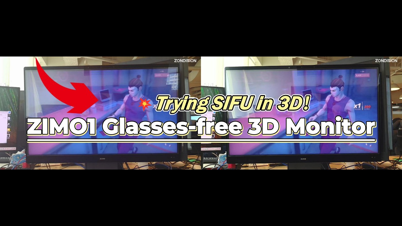 💥ZIMO1 3D SBS Gaming Video: Sifu🥊 #3d #sbs #anime #pcgaming