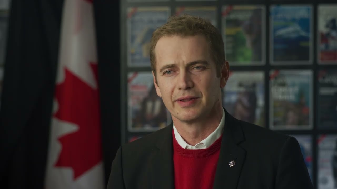 Hayden Christensen parle de la beauté naturelle du Canada et de son attachement à son pays