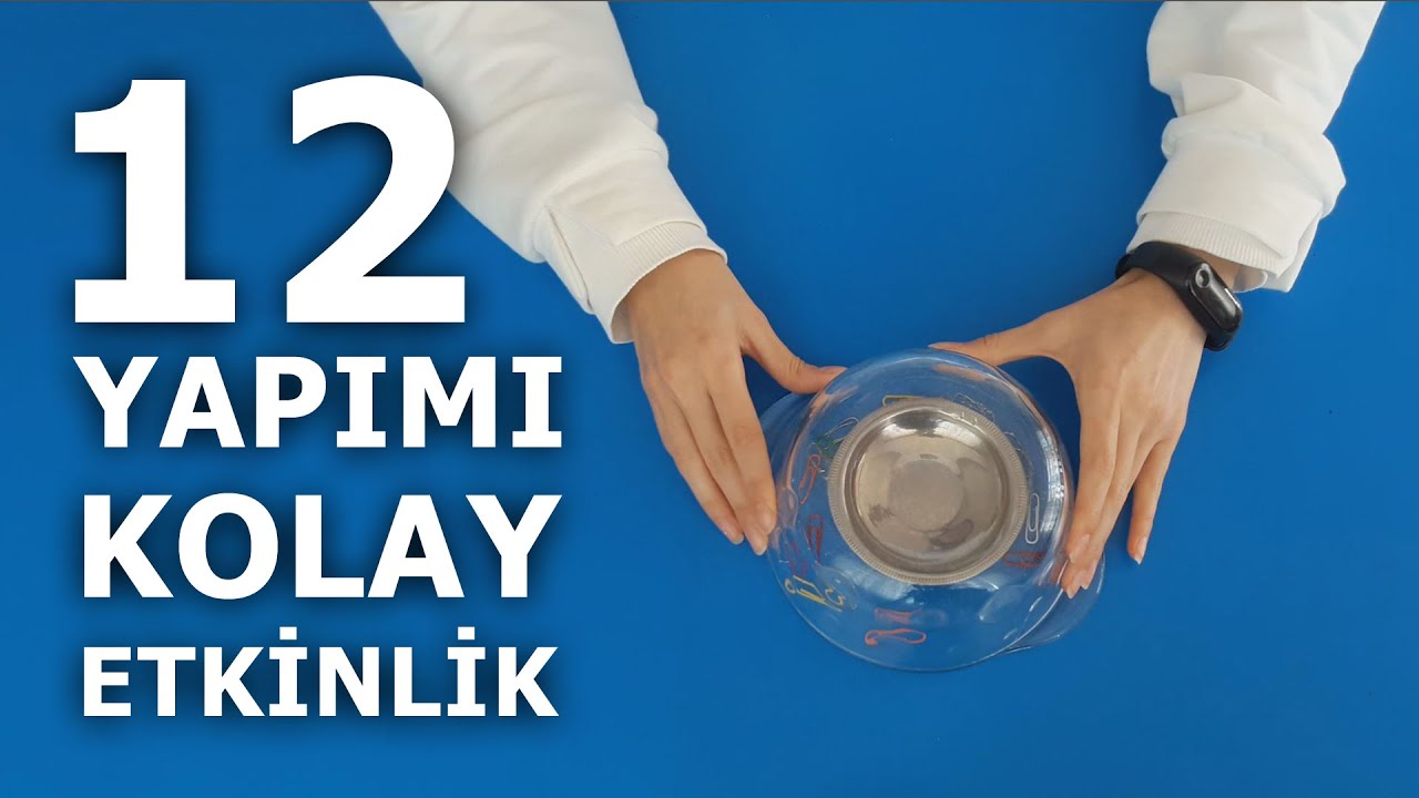 Hazırlaması Kolay Anaokulu Etkinlikleri (evde basit malzemeler ile yapılabilir)
