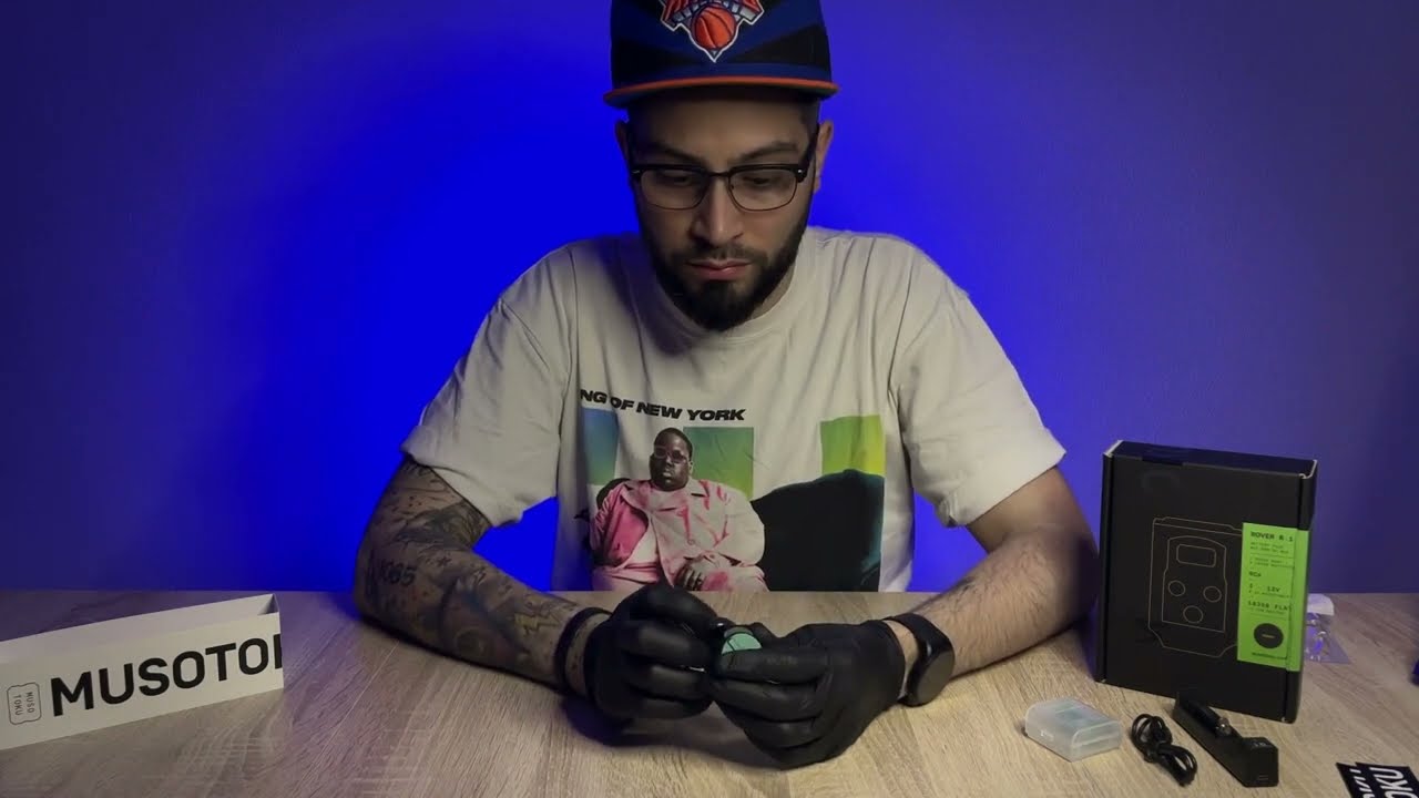 A tattoo artist reacts (😱) to the ROVER R-1 battery pack for tattoo | by Jason Miles