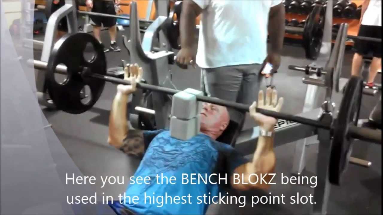 Using the Bench Blokz on Incline Bench Press