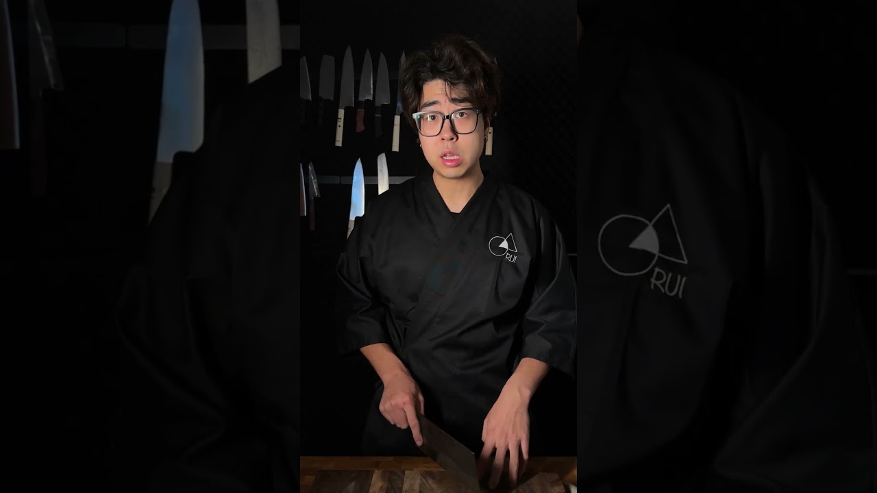 How do you sharpen a Chinese cleaver? #fyp #knife #knifesharpening #ray #knifesharpener #rui #knives