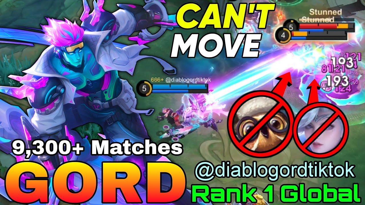 Gord Insane 9,300+ Matches - Top 1 Global Gord by @diablogordtiktok - Mobile Legends
