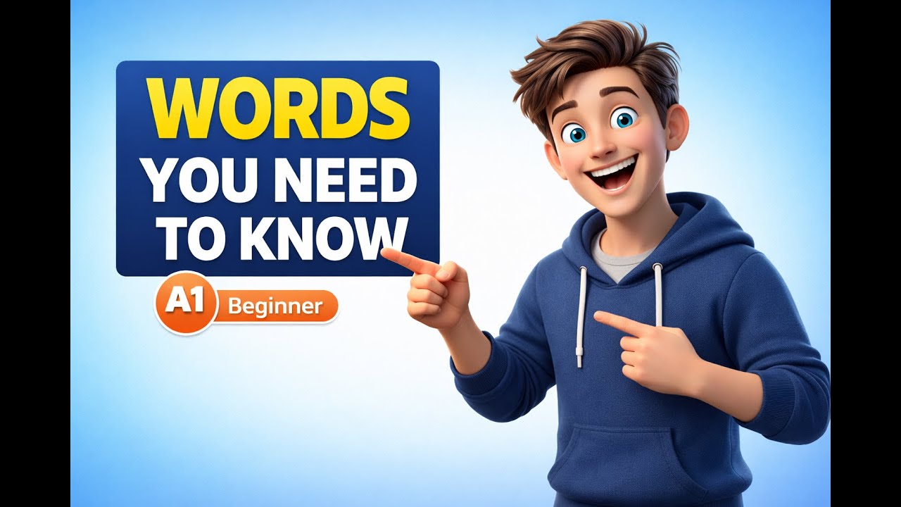 Essential English Words for Beginners | Level A1 Practice