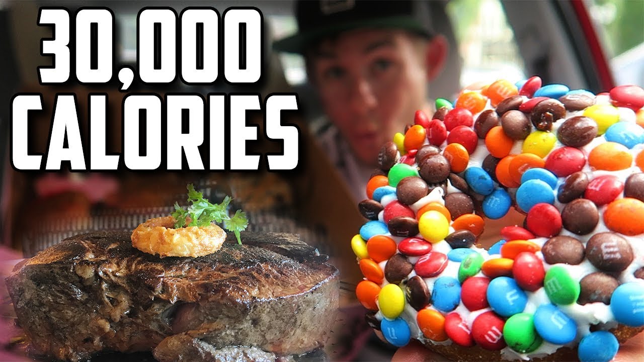 FOUR FOOD CHALLENGES IN 4 DAYS | 30,000+ CALORIES