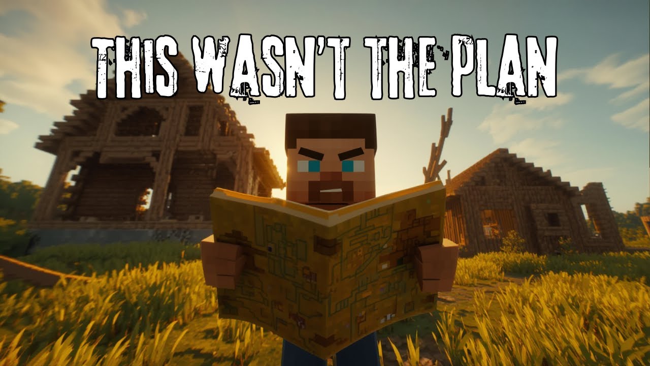 Я заблудился в Minecraft и построил свой собственный дом.