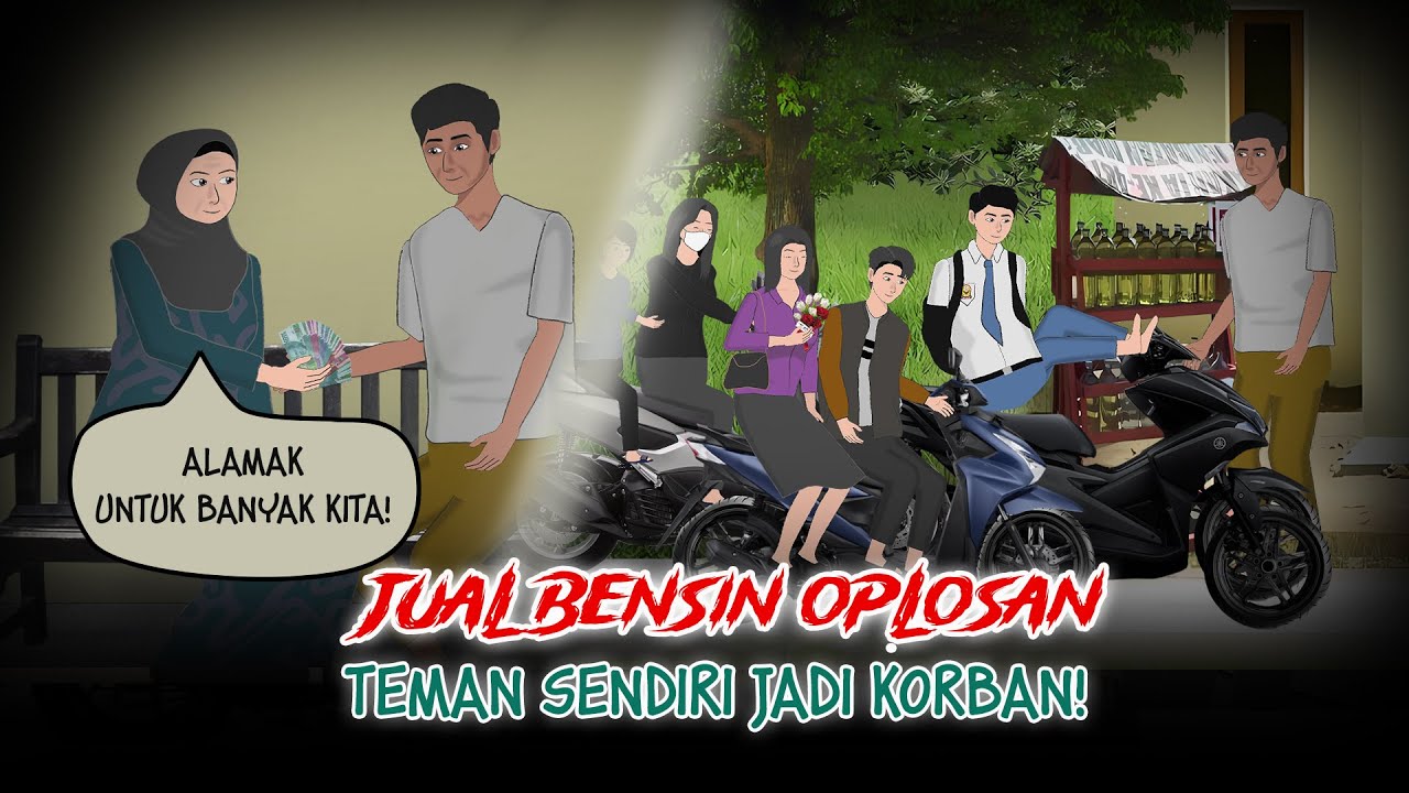 Jual Bensin Oplosan di Bulan Ramadhan, Teman Sendiri Jadi Korban! | Kartun Azab #Animasiazab