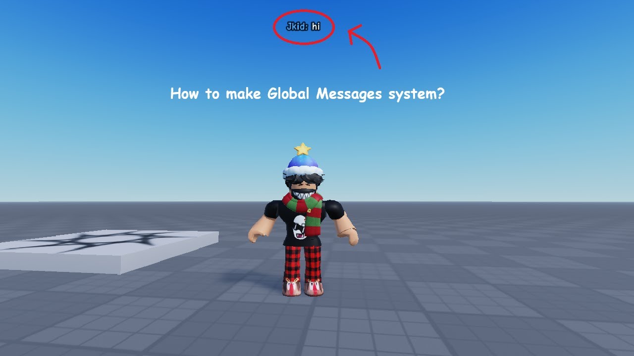 How to make Global Message System in Roblox Studio!