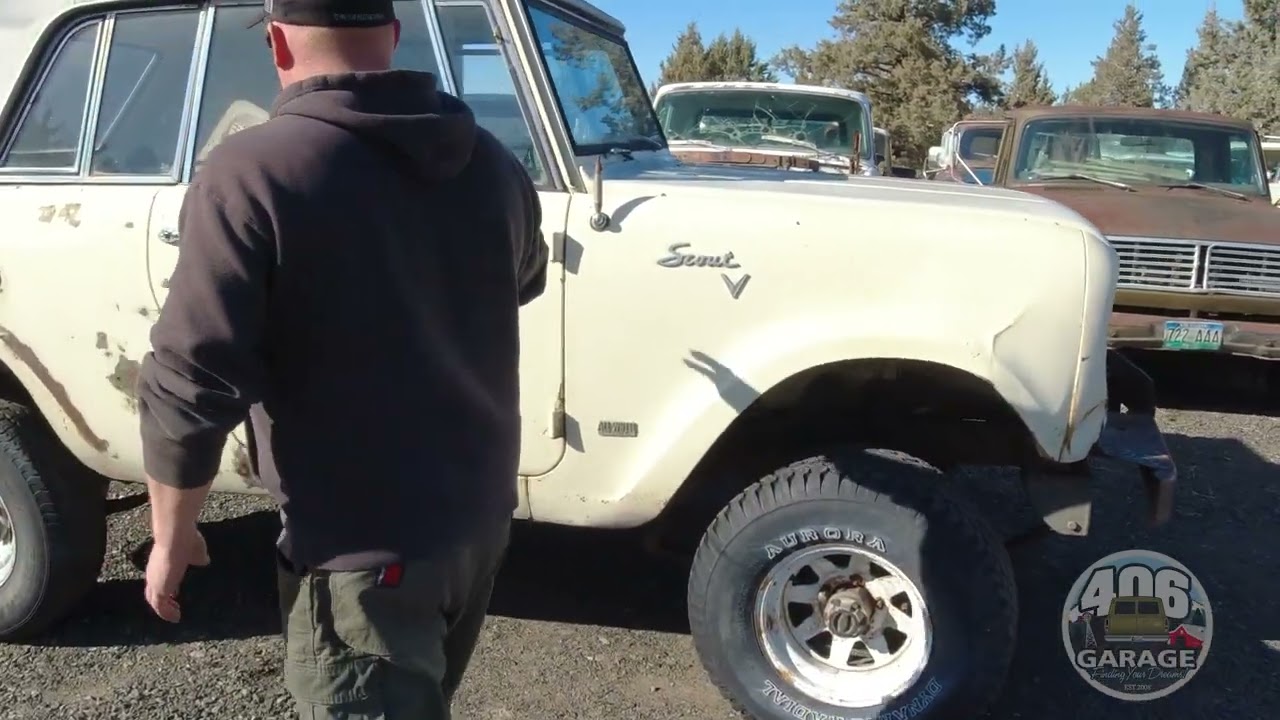 406 Гараж: Вход и выход 1967 International Harvester Scout 800 Sporttop V8 4WD