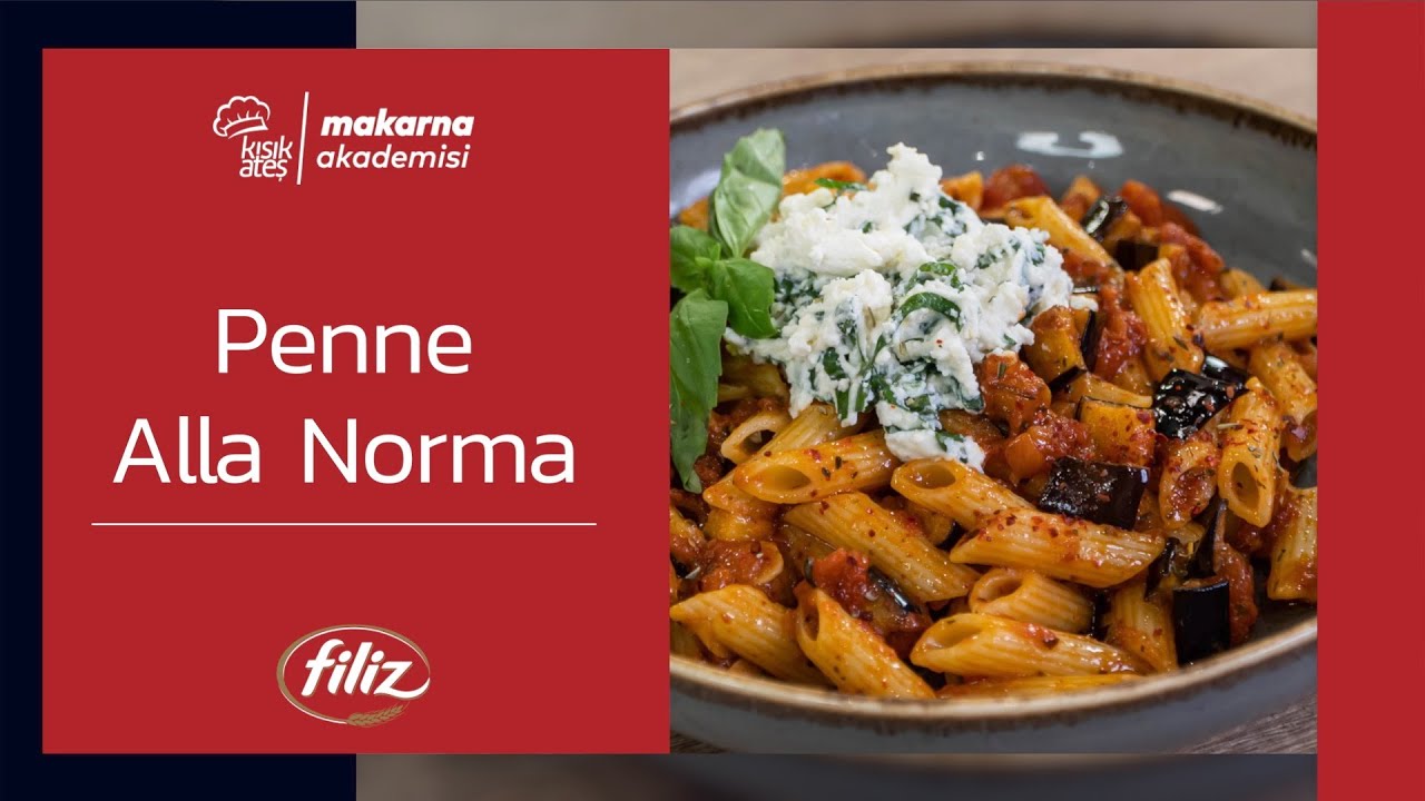 Klasik İtalyan Sosları ve Makarna Tarifleri - Penne Alla Norma Tarifi #kısıkateşakademi #makarna