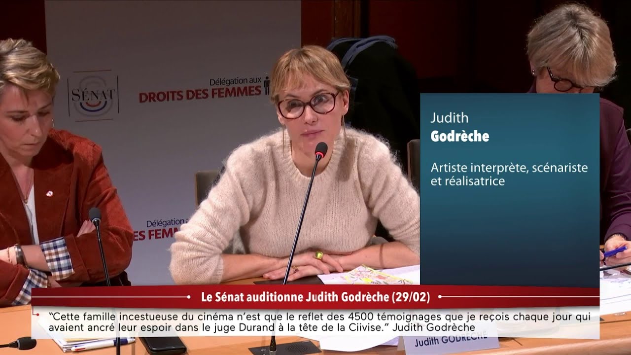 Judith Godr&egrave;che &eacute;voque une jeune actrice de th&eacute;&acirc;tre &laquo; abus&eacute;e par quelqu&rsquo;un de connu &raquo;